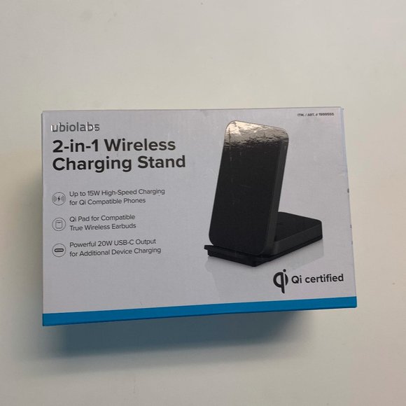 Ubiolabs 2 in 1 wireless charging stand - Picture 1 of 1